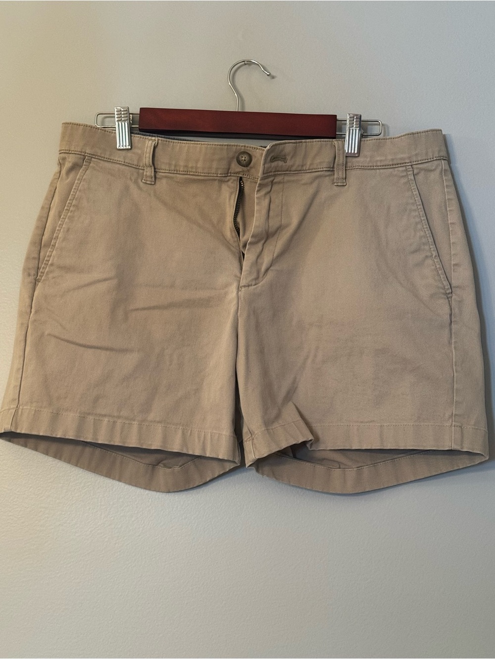 Nautica Men's Flat Front Khaki Shorts